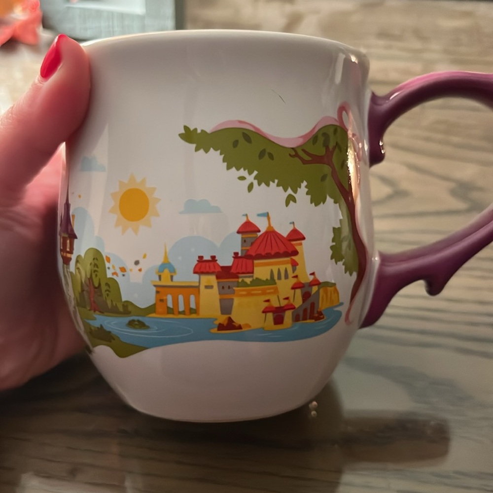 Disney Pink and White Castle Mug for Dining - Picture 4 of 4